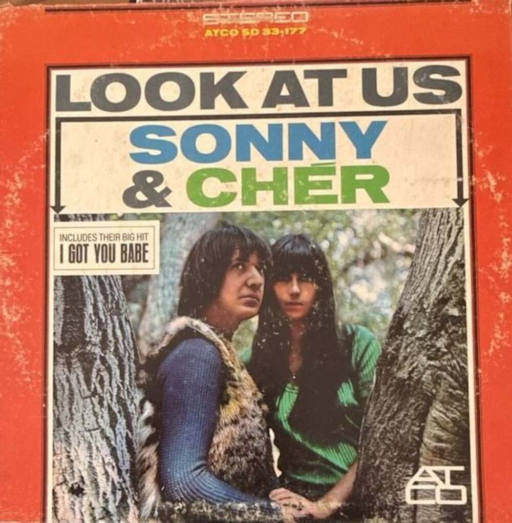 VG+/VG+: Sonny & Cher Look At Us Vinyl LP Album ATCO SD 33-177
